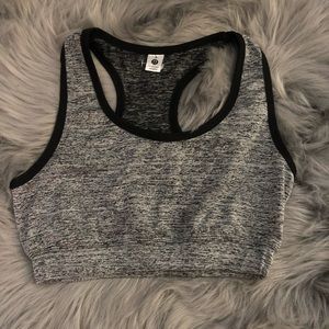 LIGHT GREY LULULEMON SPORTS BRA